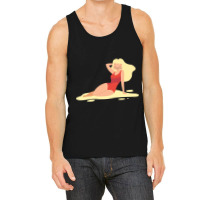 Sexy Anime Cat With Wig On Beach Tank Top | Artistshot