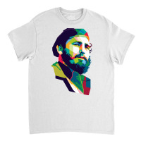 Fidel Castro Baby Blue Classic T-shirt | Artistshot