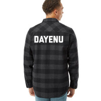 Dayenu Enough Jewish Torah Passover Jews Seder Hanukkah Flannel Shirt | Artistshot