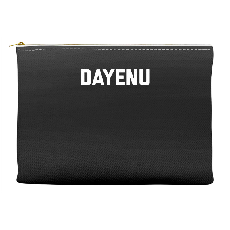 Dayenu Enough Jewish Torah Passover Jews Seder Hanukkah Accessory Pouches | Artistshot