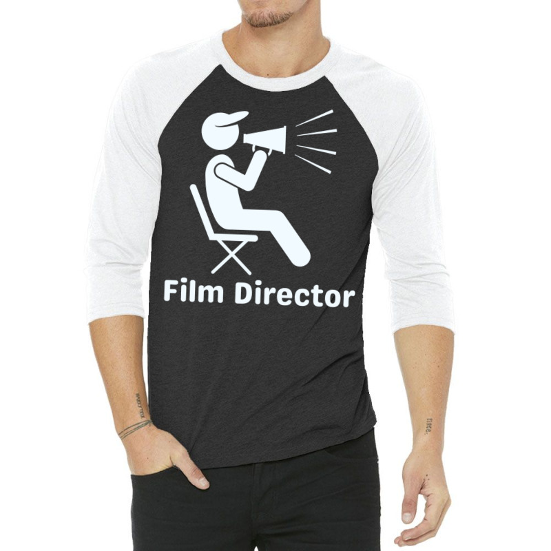 Film Director In Black And White Classic Nature Cute 3/4 Sleeve Shirt by romawitaricec | Artistshot