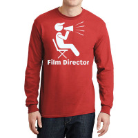 Film Director In Black And White Classic Nature Cute Long Sleeve Shirts | Artistshot