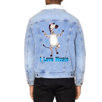 Limited Edition I Love Music Unisex Sherpa-lined Denim Jacket | Artistshot