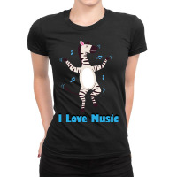 Limited Edition I Love Music Ladies Fitted T-shirt | Artistshot