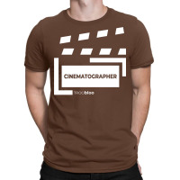 Film Cinematographer White Classic Red Retro T-shirt | Artistshot