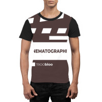 Film Cinematographer White Classic Red Retro Graphic T-shirt | Artistshot