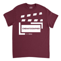 Film Cinematographer White Classic Red Retro Classic T-shirt | Artistshot