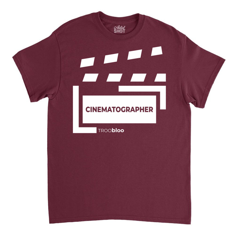 Film Cinematographer White Classic Red Retro Classic T-shirt | Artistshot