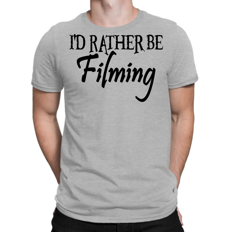 Filming Films Director Actor Actress Spectator Cinema Television Strea T-shirt | Artistshot