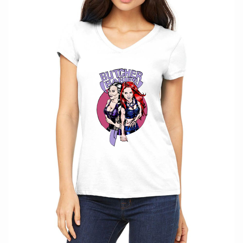 Duo Good Babies Women's V-Neck T-Shirt by rondeyadi | Artistshot