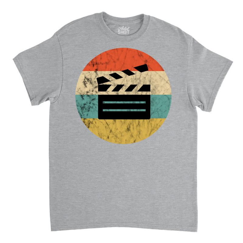 Filmmaker Clapboard Film Director Lover Retro Vintage Sunset Classic T Classic T-shirt by ndetisadhakb | Artistshot