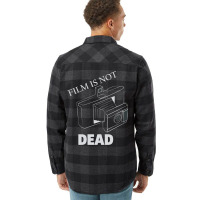 Film Is Not Dead Land Film Camera   Retro Flannel Shirt | Artistshot