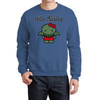 Hello Cthulhu Baby Hippie Crewneck Sweatshirt | Artistshot