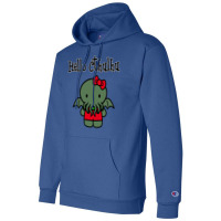 Hello Cthulhu Baby Hippie Champion Hoodie | Artistshot