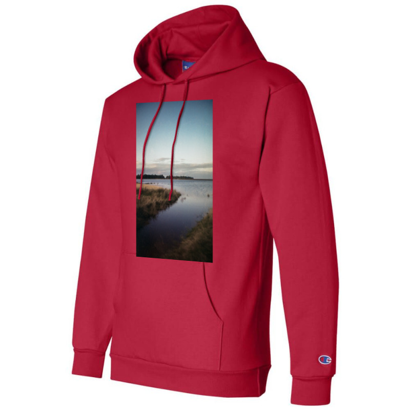 Film Photograph By The Reservoir Classic  Nature E Champion Hoodie | Artistshot