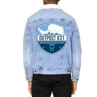 Outpost Unisex Sherpa-lined Denim Jacket | Artistshot