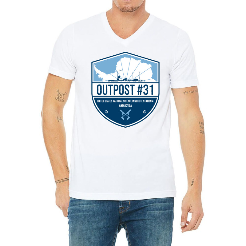 Outpost V-Neck Tee by deurinnipahy | Artistshot