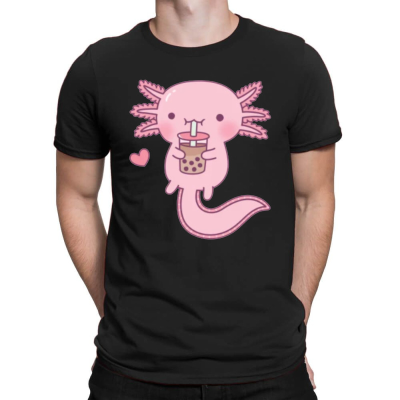 Axolotl Pink Cute T-shirt | Artistshot