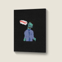 Zombified Brains From Thunderbirds 1 Portrait Canvas Print | Artistshot