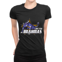 Lone Star Brahmas Ladies Fitted T-shirt | Artistshot