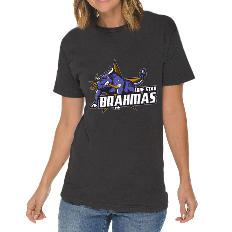 Lone Star Brahmas Vintage T-Shirt by Viscount Art | Artistshot