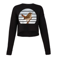 Wren Bird Snow Birdlover Birdwatcher Animal Biologist Premium Cropped Sweater | Artistshot