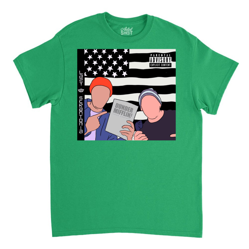 Lazy Scranton Outkast Inspired Album Cover Dwight And Michael Baby Boy Classic T-shirt by zekrinatorer | Artistshot