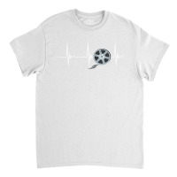 Filmmaker Film Director Heartbeat Ekg Pulse Film Producer Classic Cute Classic T-shirt | Artistshot