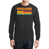 Hingham Massachusetts Vintage Distressed Nostalgia Tumblr Long Sleeve Shirts | Artistshot