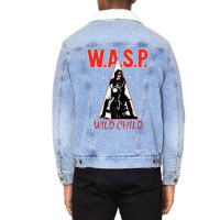 Wasp Wild Child Enhanced Classic  Love Unisex Sherpa-lined Denim Jacket | Artistshot