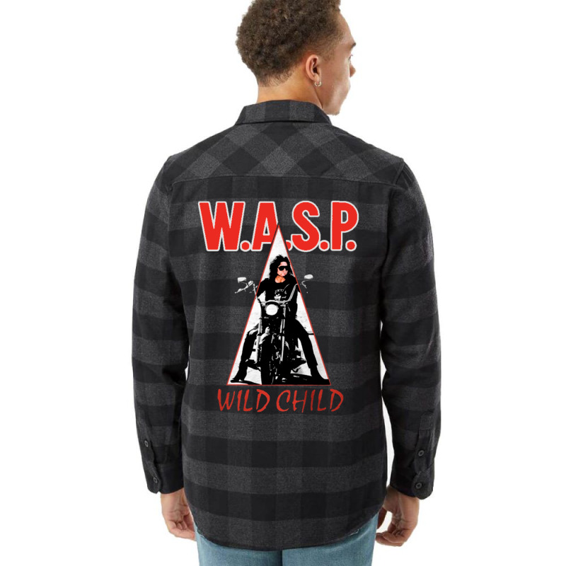 Wasp Wild Child Enhanced Classic  Love Flannel Shirt by axmyabrielg | Artistshot