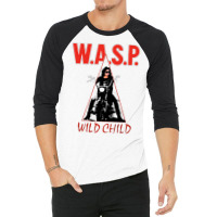 Wasp Wild Child Enhanced Classic  Love 3/4 Sleeve Shirt | Artistshot