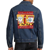 Let's All Go To The Lob Retro Boy Men Denim Jacket | Artistshot