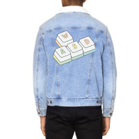 Hipster Green Unisex Sherpa-lined Denim Jacket | Artistshot