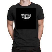 Worlds Okayest Trumpet Player Chiffon Top Nostalgia T-shirt | Artistshot