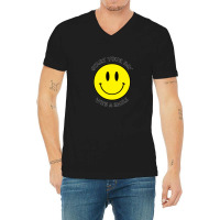 Smile V-neck Tee | Artistshot