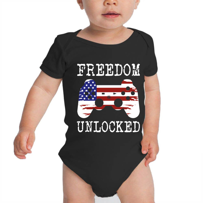 Trending 4th Of July Gamer-nixab Baby Bodysuit | Artistshot