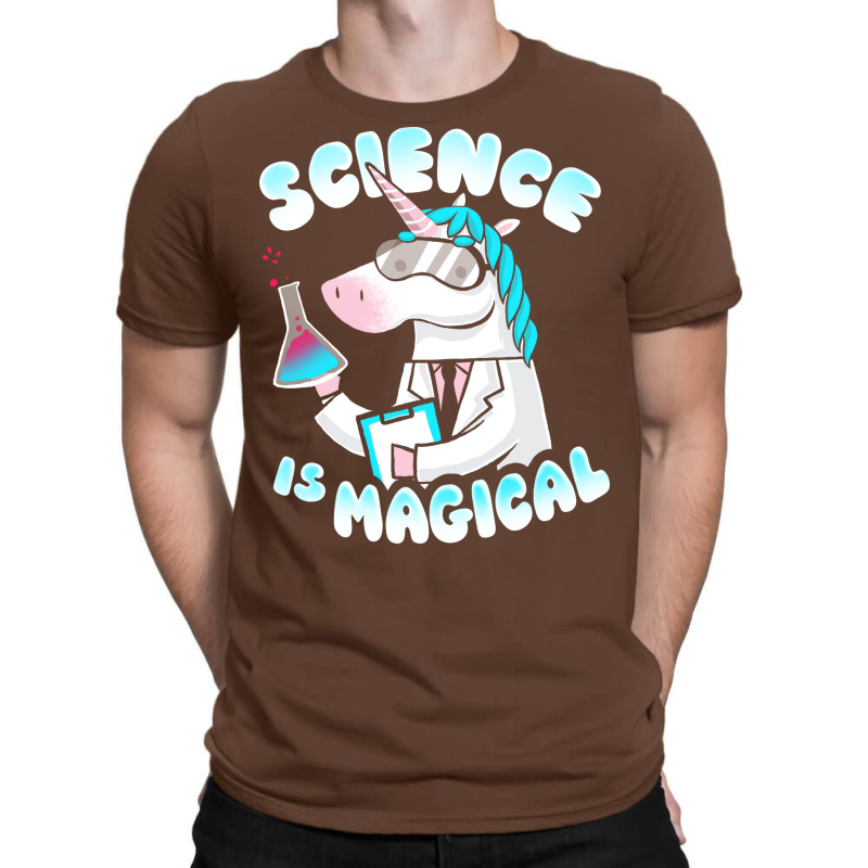 Science Is Magical Funny Lab Unicorn Rainbow Magic T-Shirt by deurinnipahy | Artistshot