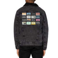 Old Cassette Tape Baby Gift Unisex Sherpa-lined Denim Jacket | Artistshot