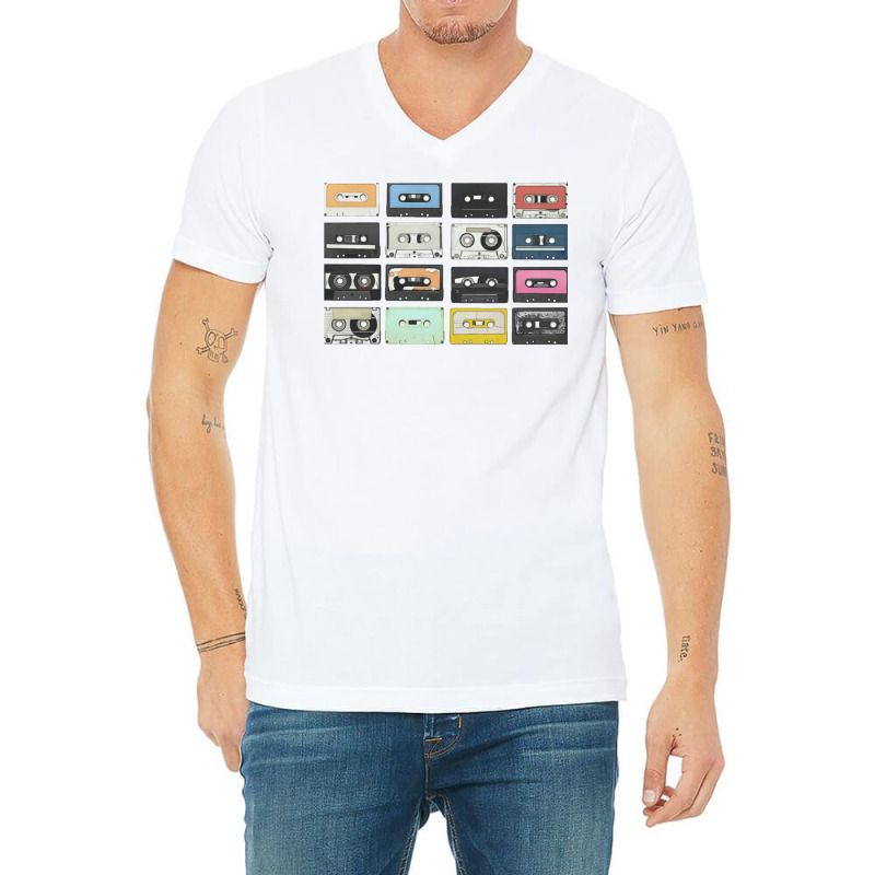 Old Cassette Tape Baby Gift V-neck Tee | Artistshot