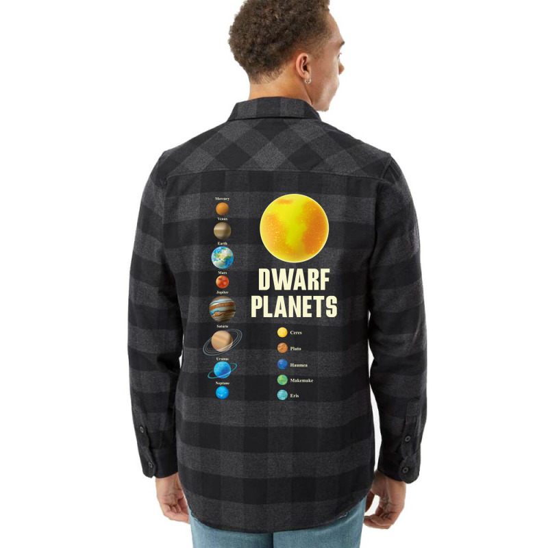 Solar System Kids And Adults Dwarf Boy Green Flannel Shirt | Artistshot