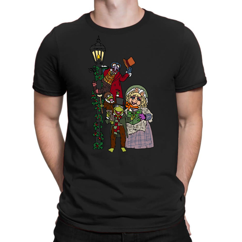 Muppet Christmas Carol Group Picture T-shirt | Artistshot