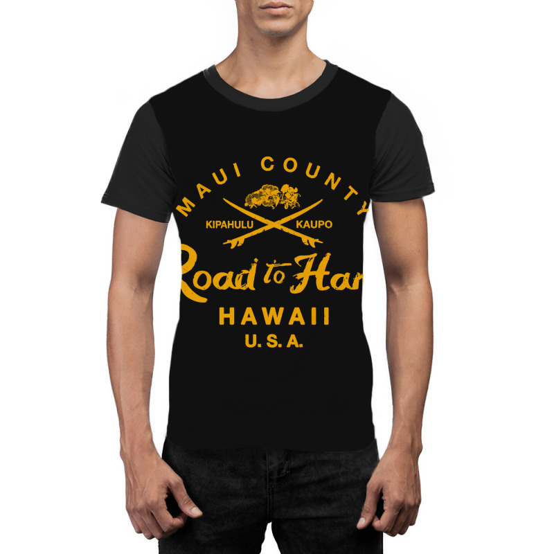 Hana Hawaiian Vintage Road Graphic T-shirt | Artistshot