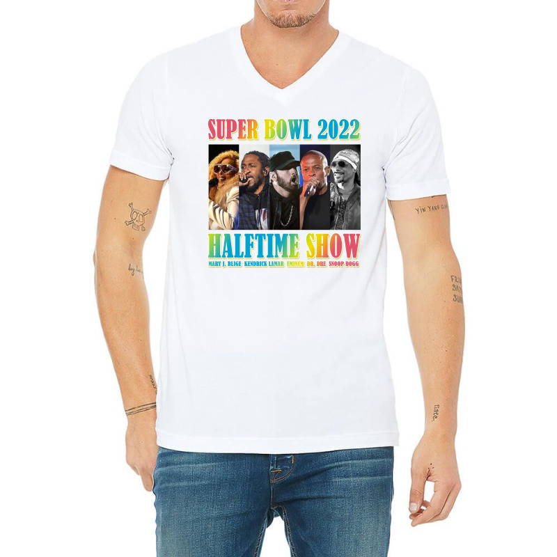 Halftime Show 2022 V-Neck Tee by devanprince | Artistshot