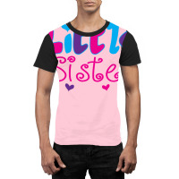 Little Sister Baby Girl Graphic T-shirt | Artistshot