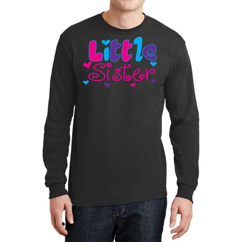 Little Sister Baby Girl Long Sleeve Shirts | Artistshot