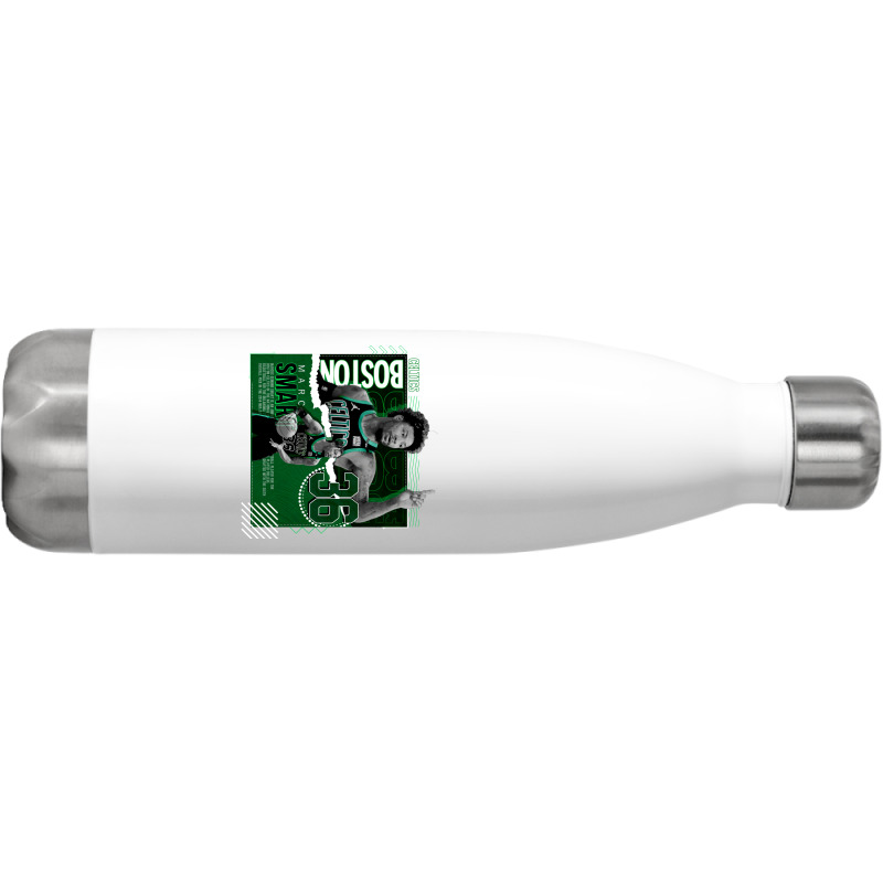 Marcus Smart Basketball Paper Poster Vintage Boy Stainless Steel Water Bottle | Artistshot