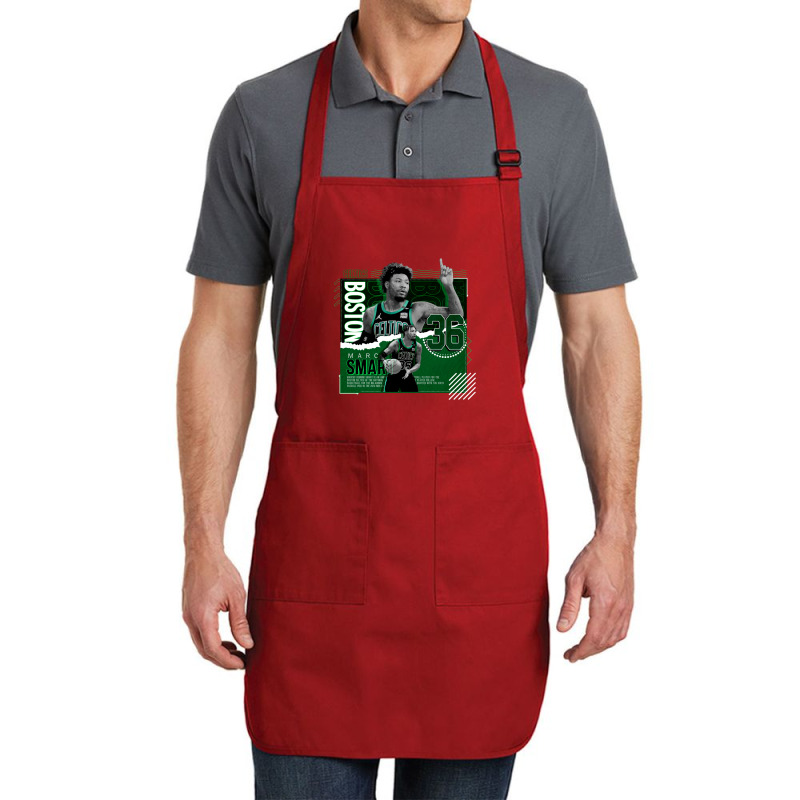 Marcus Smart Basketball Paper Poster Vintage Boy Full-length Apron | Artistshot