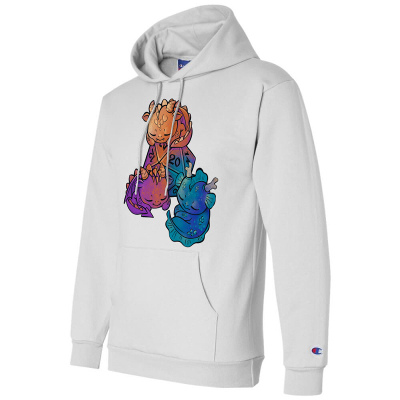 Little Sleeping Nostalgia 80s Champion Hoodie | Artistshot