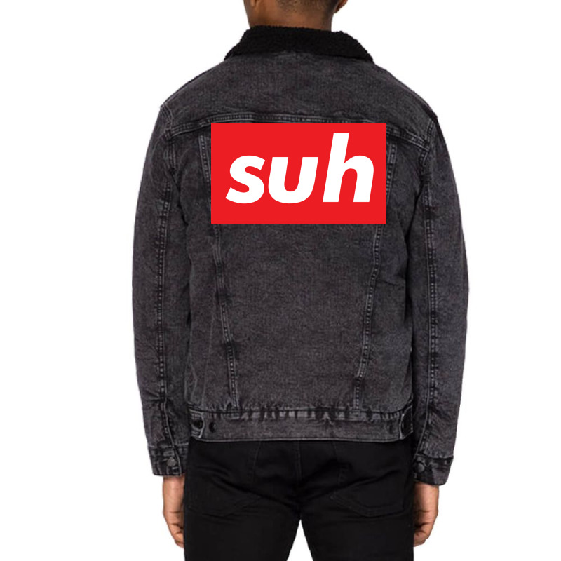 Suh Words Millennials Use What Is Up Baby 80s Unisex Sherpa-lined Denim Jacket | Artistshot